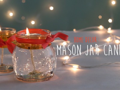 DIY : Mason Jar Candle