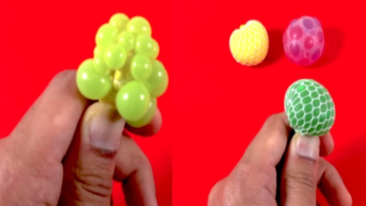 DIY Mini Stress Balls! Miniature Orbeez & Mesh Slime Stress Ball!