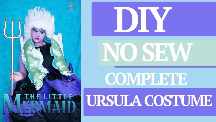 DIY No Sew Ursula's Costume including Wig and EELs