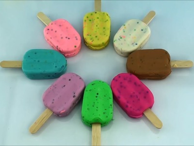 DIY Play doh ice cream popsicles Playdough ideas for Kids Fun Playing