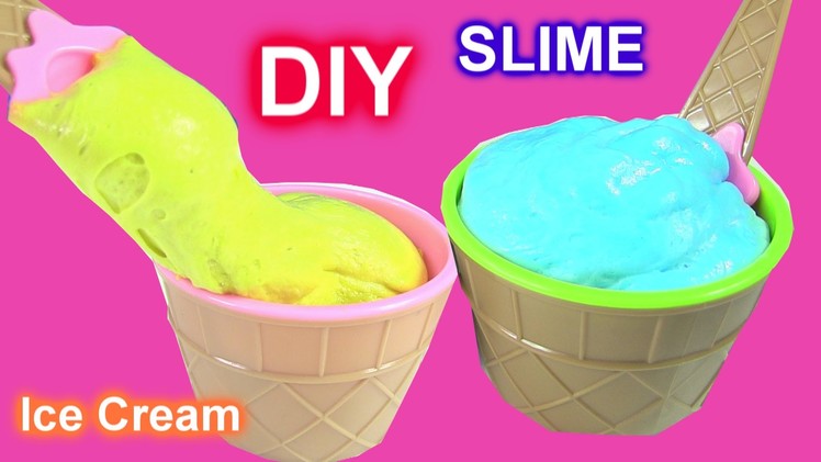 DIY Slime Taffy-Like "Ice Cream" by Rainbow Collector