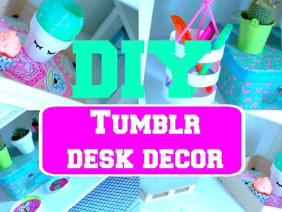 DIY tumblr desk decor