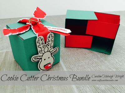 Double Tray Surprise Gift Box with Cookie Cutter Christmas