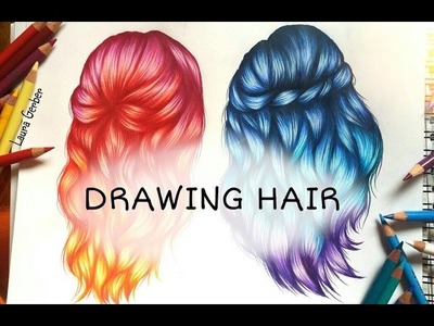 Drawing rainbow hair. lets dream to draw ♥♥☺