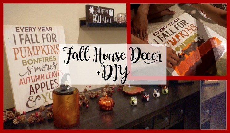 Fall House Decor +DIY's -- JulesKimTV