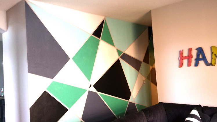 Geometric Wall Paint DIY