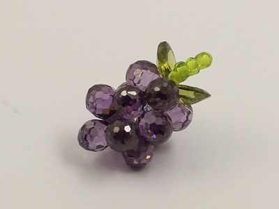 Hand Crafted Purple Grape Bunch Fruit for Wine Jewelry Drop Earrings Wholesale Manufacturer