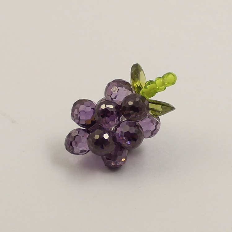 Hand Crafted Purple Grape Bunch Fruit for Wine Jewelry Drop Earrings Wholesale Manufacturer