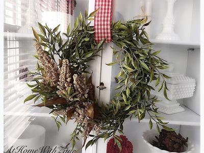 Harvest Gingham Wreath - DIY
