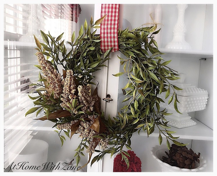 Harvest Gingham Wreath - DIY