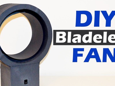 How to Make a Bladeless Fan - DIY Homemade Silent Fan