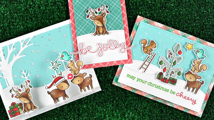 Intro to Cheery Christmas + 3 cards from start to finish