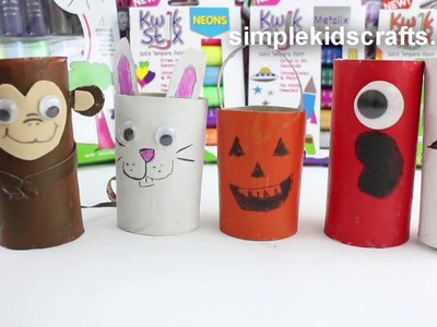 Kwik Stix Soilid Tempera Paint + Make 7 Toilet Paper Roll Toys for Kids