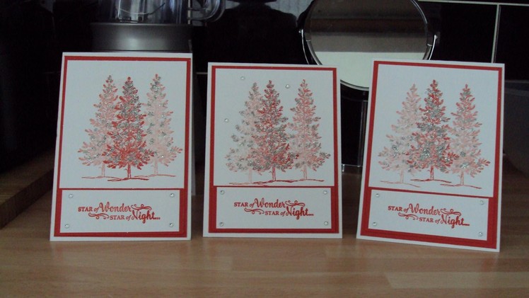 Lovely as a tree christmas card stampinup