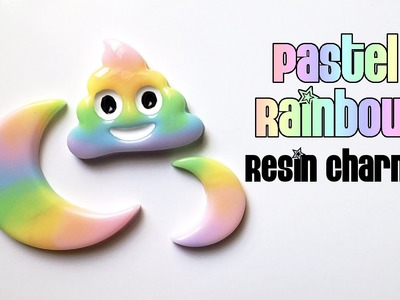 Making Pastel Rainbow Resin Charms