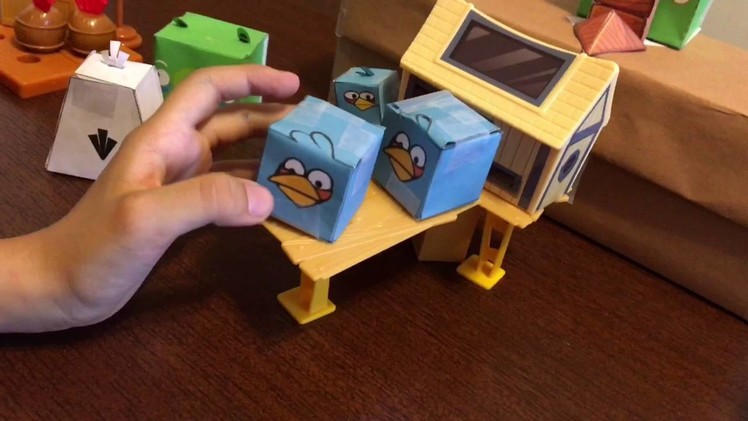New season of Angry birds paper craft video