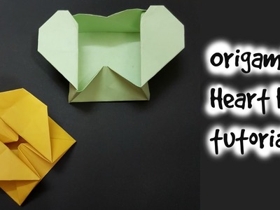 Origami Heart box and envelope tutorial