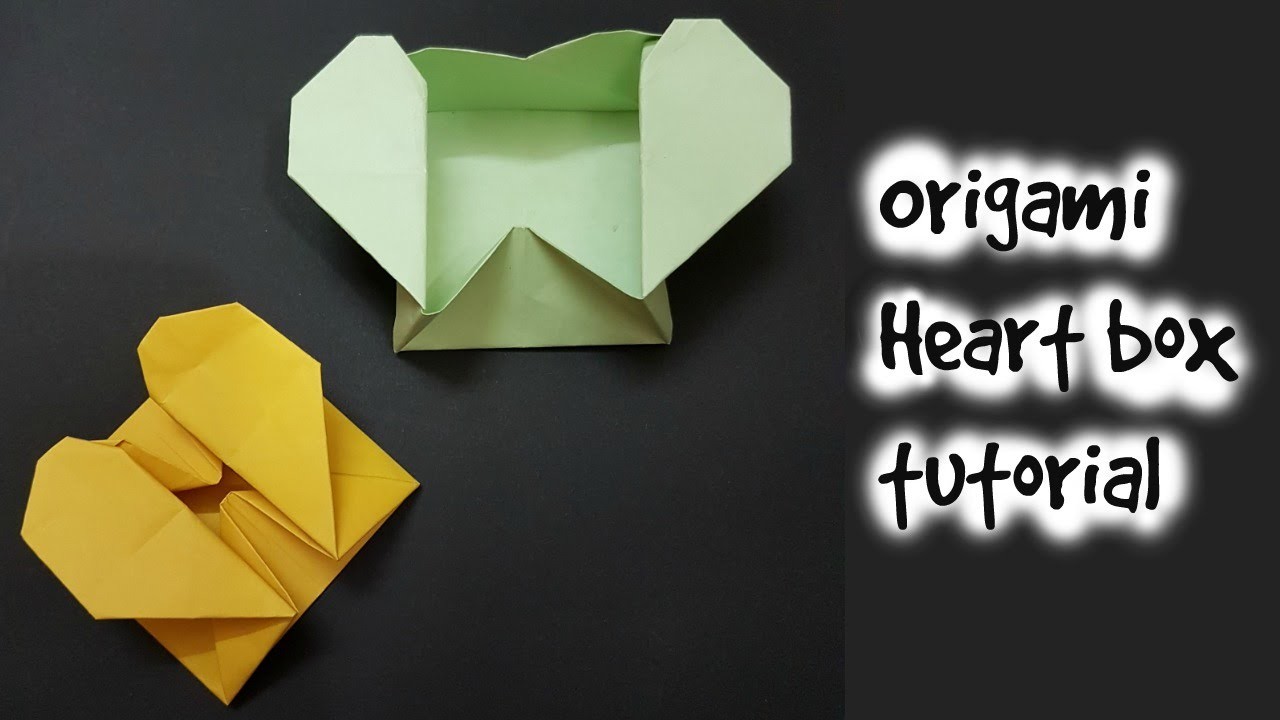 Download Origami Heart box and envelope tutorial