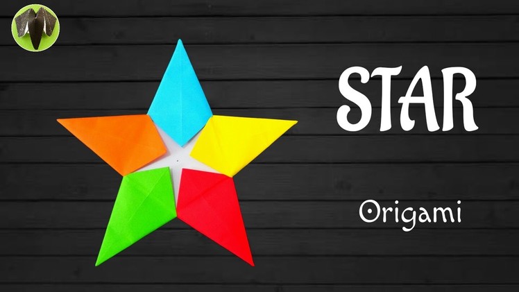 Origami Tutorial to make "Modular Star" for Diwali | Christmas | Eid decoration.