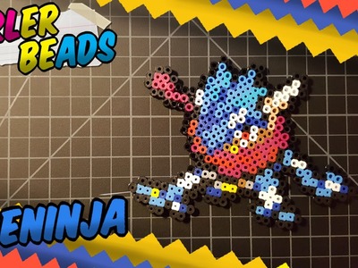 Pokemon Perler Beads ~ Greninja ~