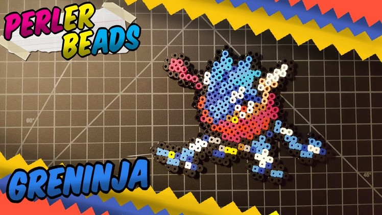 Pokemon Perler Beads ~ Greninja ~