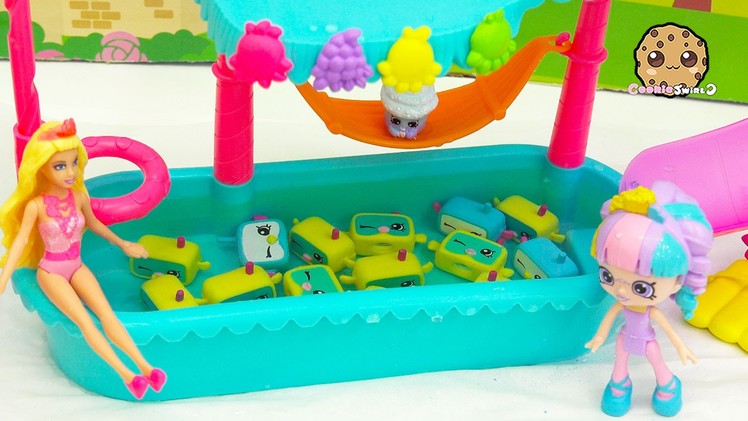 School Of Snorky Pool - Shopkins Happy Places Doll Rainbow Kate + Barbie Go On Vacation