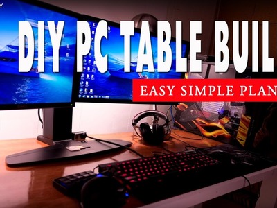 Set Up Computer Desk Build DIY