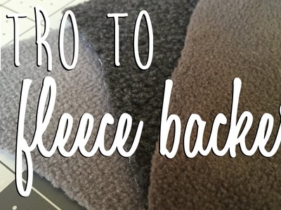 Sewing Cloth Pads :: Intro to Fleece Backers!