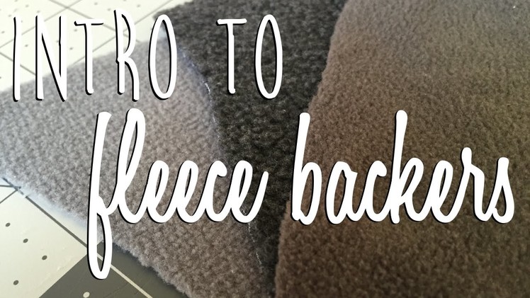 Sewing Cloth Pads :: Intro to Fleece Backers!