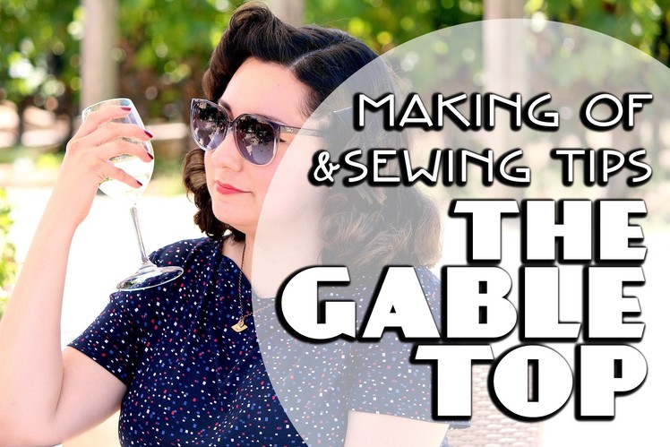 Sewing The Gable Top, Jennifer Lauren Handmade | Vintage on Tap