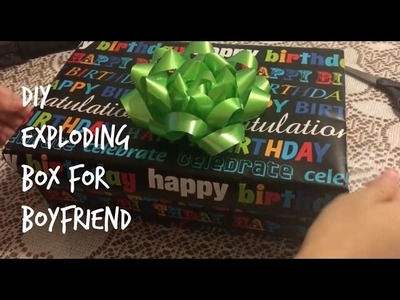 SIMPLE DIY GIFT FOR BOYFRIEND | EASY EXPLODING BOX