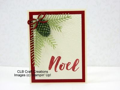 Stampin' Up! Pinterest Inspired Christmas Pines Card
