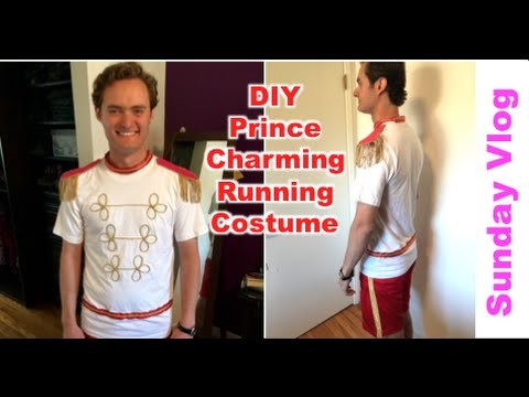 Sunday Vlog: DIY Prince Charming Running Costume | Aug 28