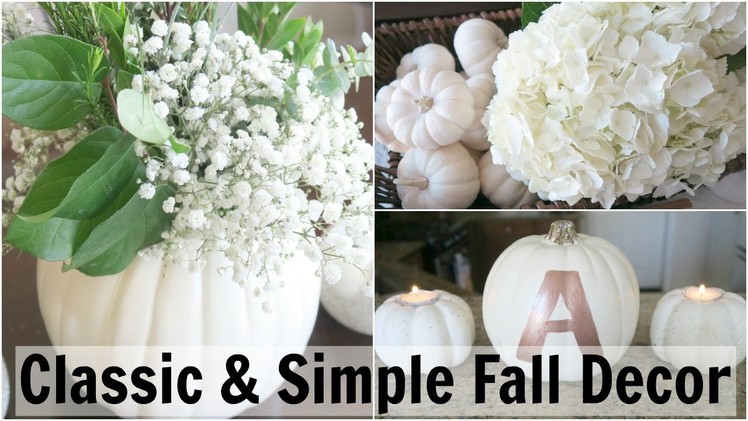 DECORATE WITH ME! DIY FALL ROOM DECOR IDEAS! 2016