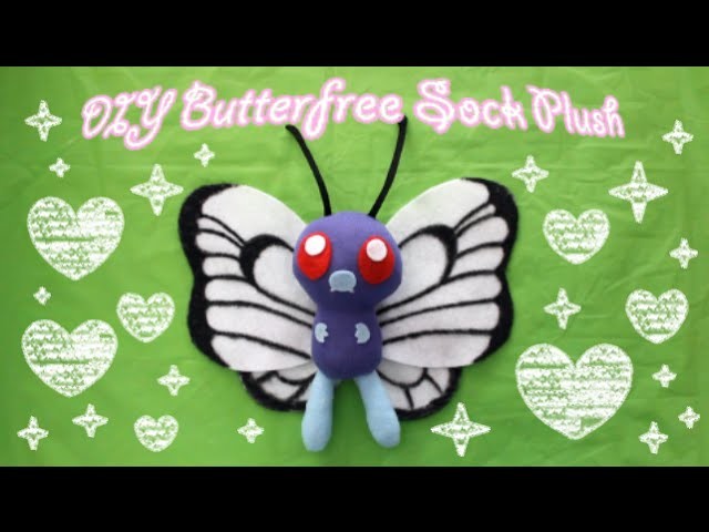 ❤ DIY Butterfree Sock Plush! A Pokemon Plushie Tutorial! ❤