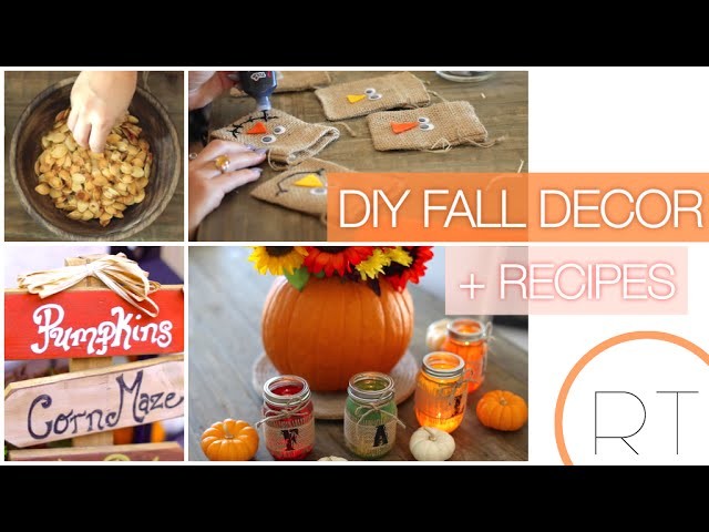 DIY Fall decor + Recipes