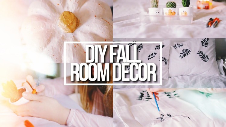 DIY FALL ROOM DECOR 2016! Tumblr + Pinterest Inspired