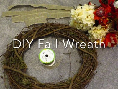 DIY Fall Wreath| Dollar Tree