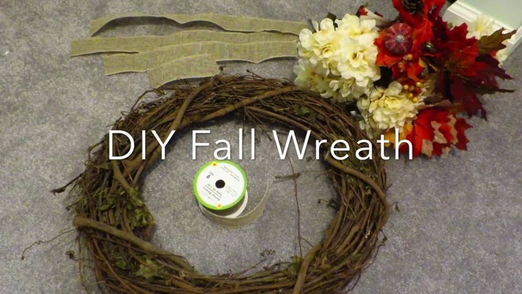 DIY Fall Wreath| Dollar Tree