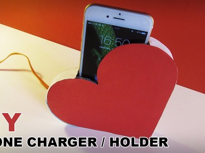 DIY Heart Phone Charger.Holder