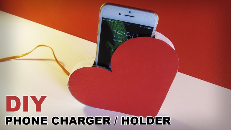 DIY Heart Phone Charger.Holder