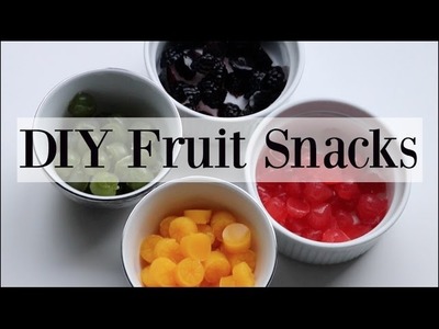 DIY Homemade Natural Fruit Snacks. Gummies - 4 Recipes ♡ NaturallyThriftyMom