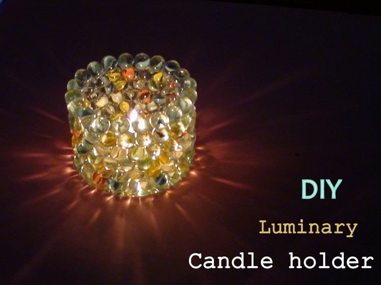 Diy Luminary candle holder