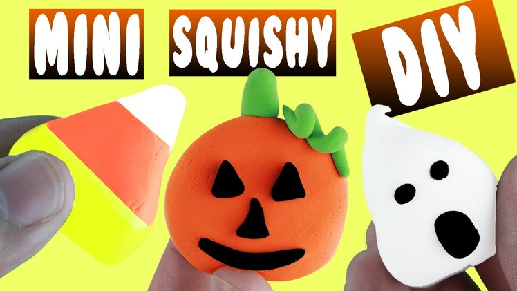 DIY | Mini Halloween Squishies - HOW TO MAKE A SQUISHY! HALLOWEEN DIY!