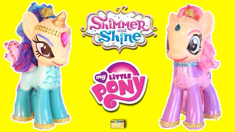 DIY My Little Pony to SHIMMER AND SHINE Genie Ponies | Make Custom Shimmer and Shine MLP Ponies