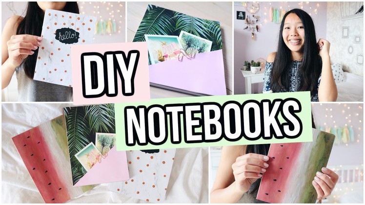 DIY Notebooks for Back To School 2016! Pinterest Inspired!