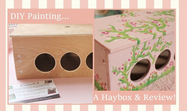 DIY Painting A Hay Box & Happy Rabbit Company Review
