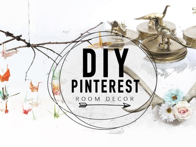 DIY Pinterest Inspired Room Decor Ideas! - 4 Easy & Cheap DIYS