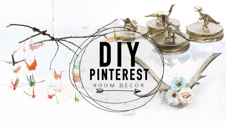 DIY Pinterest Inspired Room Decor Ideas! - 4 Easy & Cheap DIYS
