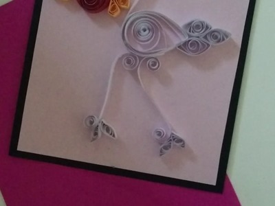DIY Quilling "Its A Girl" Greeting Card - Step by Step Tutorial